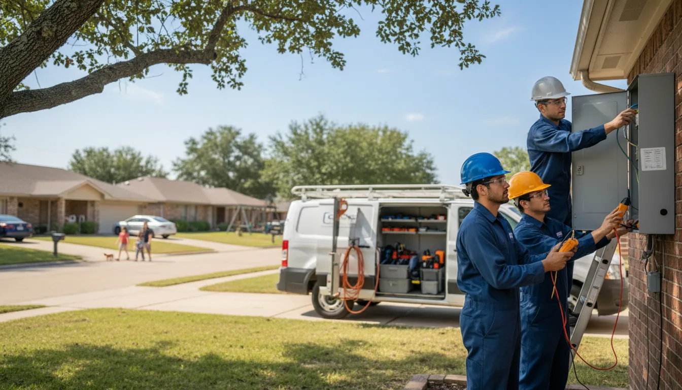 Certified electrician providing emergency electrical services in Prospect, OH
